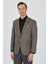 Koyu Vizon Mono Yaka Bez Ayağı Tam Astar Esnek 4 Drop Comfort Fit Classic Ceket 1002250155 1