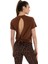Sırt Bağlamalı Modal Yoga T-Shirt 1
