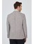 Kazayağı Desen Bez Ayağı Mono Yaka Yarım Astar Keten Karışımlı 6 Drop Slim Fit Ceket 1002250102 5