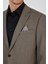 Koyu Vizon Mono Yaka Bez Ayağı Tam Astar Esnek 4 Drop Comfort Fit Classic Ceket 1002250155 4