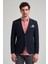Siyah Kareli Mono Yaka Likralı 6 Drop Ekstra Slim Fit Casual Ceket 1002240156 1
