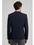 Siyah Kareli Mono Yaka Likralı 6 Drop Ekstra Slim Fit Casual Ceket 1002240156 5