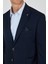 Lacivert Kılıç Yaka Esnek 6 Drop Slim Fit Classic Ceket 1002250124 3