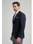 Düz Bez Ayağı Mono Yaka Tam Astar Esnek 6 Drop Slim Fit Ceket 1002245903 3