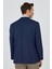 Lacivert Mono Yaka Armürlü Tam Astar Esnek 4 Drop Comfort Fit Classic Ceket 1002250152 5