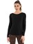 Sırt Detay Uzun Kollu Modal Yoga T-Shirt 2