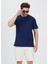 Erkek Basic Lacivert T-Shirt 2