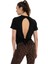 Sırt Bağlamalı Modal Yoga T-Shirt 4