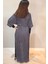 Piliseli Kimono Pareo Kaftan Bağlanabilir RPK004 Antrasit 3