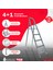 - 4+1 Basamaklı Galvanizli Profil Merdiven - Ev - Bahçe - İş Yeri İçin Dayanıklı 1
