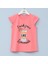 Kız Çocuk Kısa Kol Yazlık Tişört - (9 Yaş-14 Yaş) - 31795 - Gül Kurusu 1