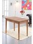 Damla Hilal Mdf Mutfak Masa Sandalye Takımı 60X100CM 3