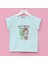 Kız Çocuk O Yaka Kısa Kol Yazlık Tişört - (3 Yaş-8 Yaş) - 31085 - Açık Mint 1