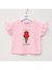 Kız Çocuk Süprem Kısa Kol Tişört - 32440 - Pembe 2