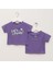 Kız Çocuk Süprem Kısa Kol Tişört - SP240205 - Lila 1