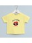 Kız Çocuk Kısa Kol Tişört - 32420 - Sarı 1