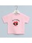 Kız Çocuk Kısa Kol Tişört - 32420 - Pembe 1