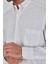 Uzun Kol Çizgili Desen Düğmeli Yaka Cepli Classic Comfort Fit Gömlek 1004250189 4
