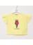 Kız Çocuk Süprem Kısa Kol Tişört - 32440 - Sarı 1