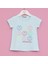Kız Çocuk O Yaka Kısa Kol Yazlık Tişört - (4 Yaş-9 Yaş) - 31785 - Mint Yeşili 1