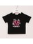 Kız Çocuk Kısa Kol Tişört - 32557 - Siyah 1