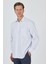 Uzun Kol Kareli Desen Bez Ayağı Sert Yaka Cepli Pamuklu Classic Comfort Fit Gömlek 1004250176 3