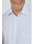 Uzun Kol Kareli Desen Bez Ayağı Sert Yaka Cepli Pamuklu Classic Comfort Fit Gömlek 1004250176 4
