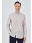 Kahverengi Uzun Kol Cepsiz Pamuk Casual Comfort Fit Gömlek 1004250127 1