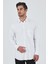 Uzun Kol Düz Bez Ayağı Sert Yaka Cepli Pamuklu Classic Comfort Fit Gömlek 1004250210 3