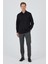Uzun Kol Desenli Armürlü Sert Yaka Cepli Pamuklu Classic Comfort Fit Gömlek 1004250178 1