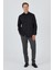 Uzun Kol Düz Bez Ayağı Sert Yaka Cepli Pamuklu Classic Comfort Fit Gömlek 1004250210 1