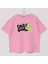 Kız Çocuk O Yaka Kısa Kol Yazlık Tişört - (7 Yaş-12 Yaş) - 32188 - Pembe 1