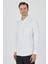 Uzun Kol Düz Bez Ayağı Sert Yaka Cepli Pamuklu Classic Comfort Fit Gömlek 1004250210 3