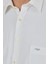 Uzun Kol Düz Bez Ayağı Sert Yaka Cepli Pamuklu Classic Comfort Fit Gömlek 1004250210 4