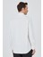 Uzun Kol Düz Bez Ayağı Sert Yaka Cepli Pamuklu Classic Comfort Fit Gömlek 1004250210 5