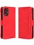 Oppo A38 4G/A18 4g Flip Pu Deri Darbeye Dayanıklı Koruyucu Kılıf Kredi Kartı Tutucu ile Uyumlu (Yurt Dışından) 1