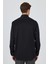 Uzun Kol Düz Bez Ayağı Sert Yaka Cepli Pamuklu Classic Comfort Fit Gömlek 1004250210 5