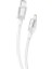 30W Metal Type-C To Lightning Şarj Kablosu 1 M Beyaz (GL-MT02) 1