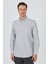 Uzun Kol Çizgili Desen Düğmeli Yaka Cepli Classic Comfort Fit Gömlek 1004250189 1