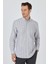 Uzun Kol Çizgili Desen Düğmeli Yaka Cepli Classic Comfort Fit Gömlek 1004250189 3
