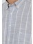 Uzun Kol Çizgili Desen Düğmeli Yaka Cepli Classic Comfort Fit Gömlek 1004250189 4