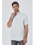 Su Yeşili Biritli Yaka Düz Casual Pamuklu Comfort Fit Gömlek 1004250221 3