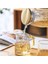 Borosilikat Cam Sürahi Takım 2 Bardaklı Elio Gold 1800 ml 2