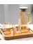 Borosilikat Cam Sürahi Takım 2 Bardaklı Elio Gold 1800 ml 3