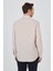 Açık Somon Uzun Kol Cepsiz Pamuk Casual Comfort Fit Gömlek 1004250127 5