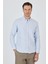 Uzun Kol Desenli Armürlü Düğmeli Yaka Cepsiz Pamuklu Classic Slim Fit Gömlek 1004250205 1