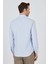 Uzun Kol Desenli Armürlü Düğmeli Yaka Cepsiz Pamuklu Classic Slim Fit Gömlek 1004250205 5