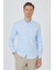 Uzun Kol Düz Bez Ayağı Düğmeli Yaka Cepsiz Pamuklu Casual Slim Fit Gömlek 1004250212 1