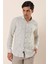 Koyu Haki Uzun Kollu Kareli Cepsiz Klasik Slim Fit Dar Kesim Gömlek 1004230175 3