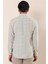 Koyu Haki Uzun Kollu Kareli Cepsiz Klasik Slim Fit Dar Kesim Gömlek 1004230175 5
